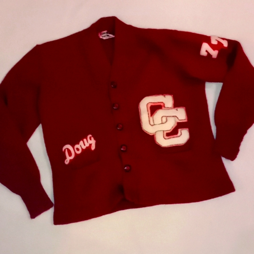 Vintage high school lettetman cardigan sz med